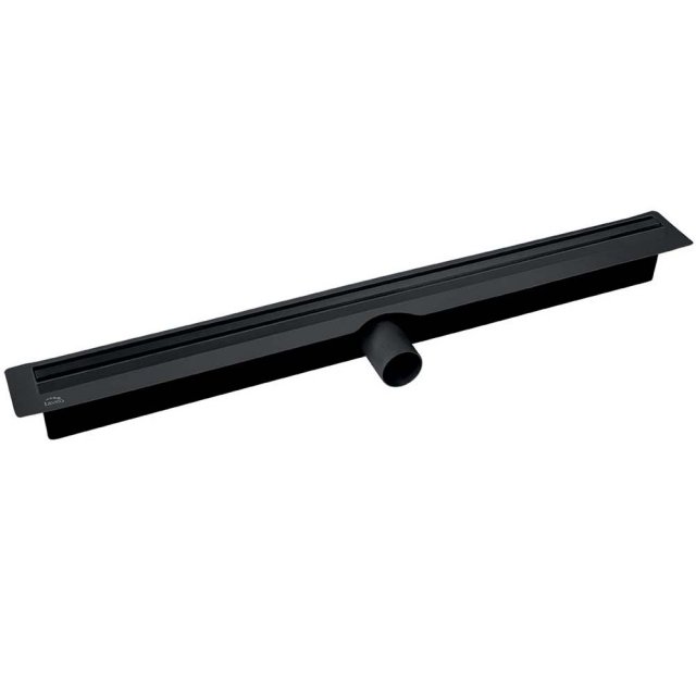 LAVEO Odpływ liniowy SLIM 60 cm czarny COS_760D