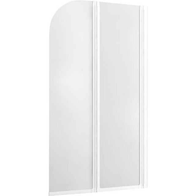 KFA Parawan nawannowy MODERN 82x140 cm 2-elementowy biały szkło trans