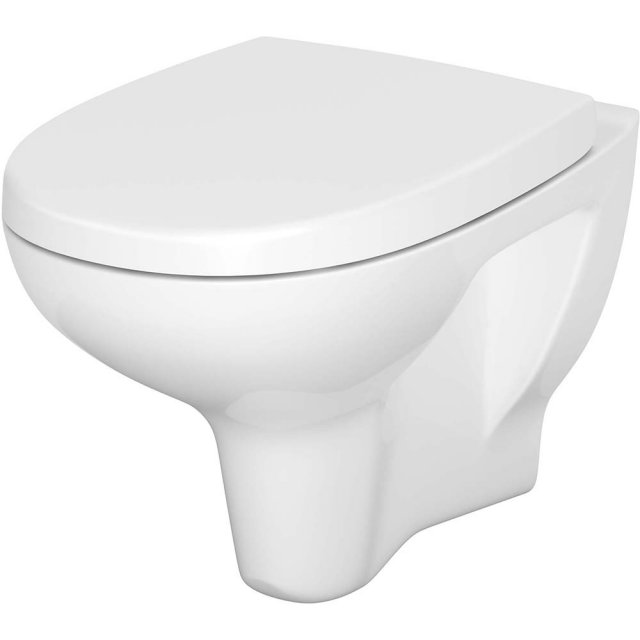 CERSANIT Miska WC podwieszana ARTECO NEW z deską duroplastową S701-42