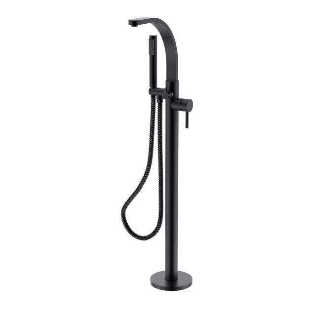 BESCO Bateria wannowa stojąca DECCO III czarny mat Easy-Box BW-DIII-C
