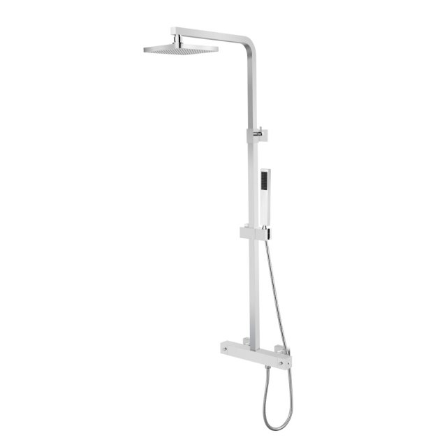 BESCO Zestaw prysznicowy MODERN / VARIUM chrom termostatyczny BP-MVT-