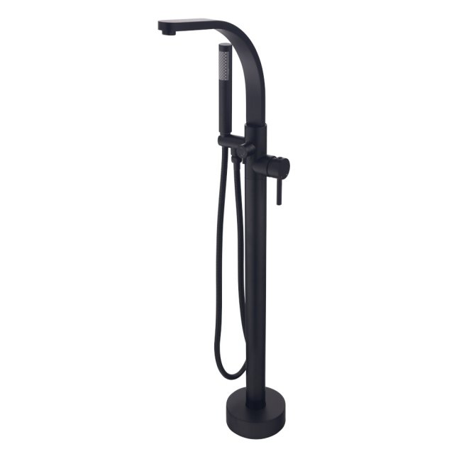 BESCO Bateria wannowa stojąca DECCO II czarny mat Easy-Fix BW-DII-CZ