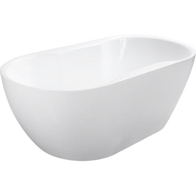 BESCO Wanna wolnostojąca NAVIA 160x80 syfon z przelewem chrom #WAS-16