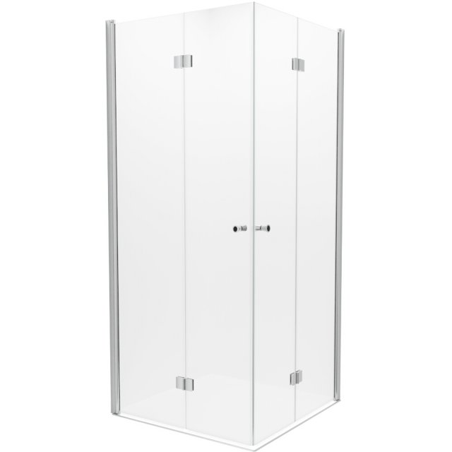NEW TRENDY Kabina prysznicowa SUPERIA kwadratowa 80x80x195 szkło czys