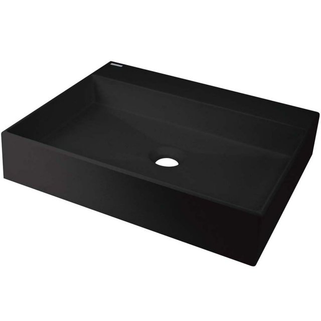 DEANTE Umywalka nablatowa CORREO 50x40 granitowa nero CQR_NU5S