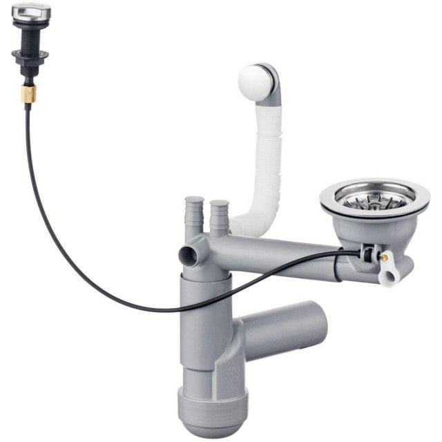 DEANTE Syfon do zlewozmywaka granitowego 1-komorowego SPACE-SAVER ZXY