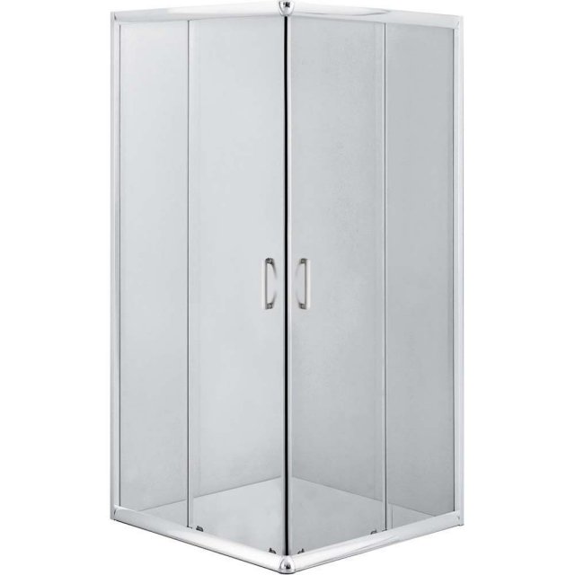 DEANTE Zestaw kabina prysznicowa kwadratowa chrom 80x80 cm z brodziki
