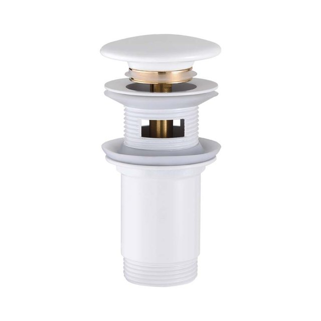 LAVEO Korek uniwersalny klik-klak ceramiczny biały CKK_62C3