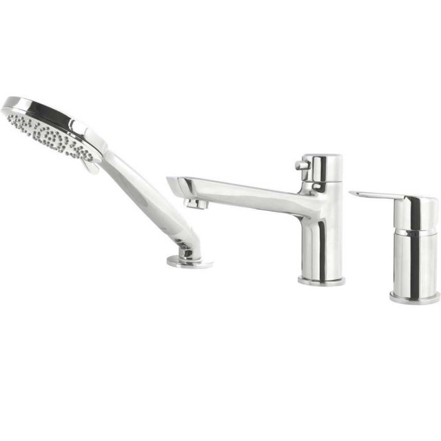 DEANTE Bateria nawannowa ARNIKA 3-otworowa chrom BQA_013M
