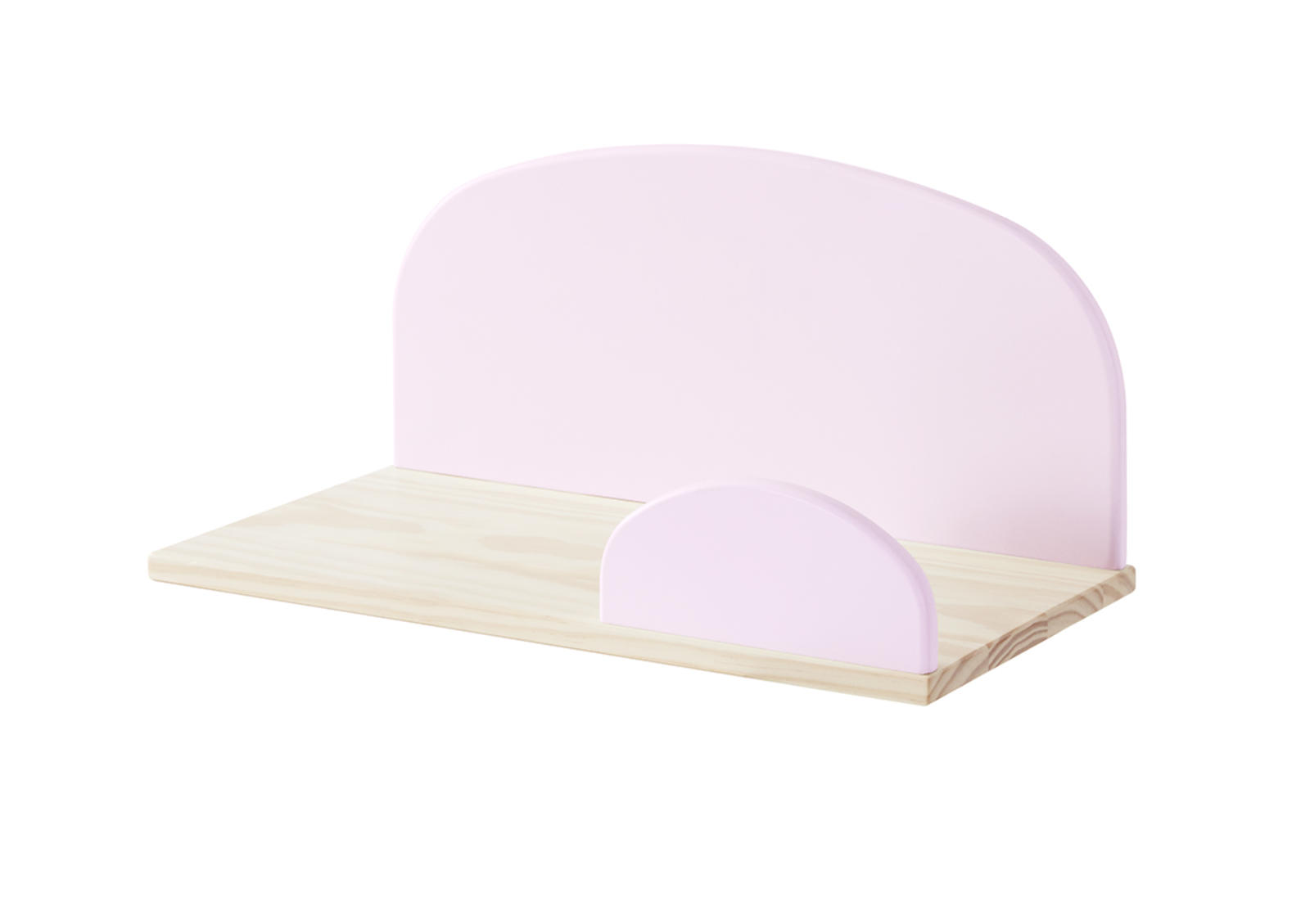 Dziecięca półka wisząca Kiddy różowa - Różowa półka Kiddy - 45x25x20 cm