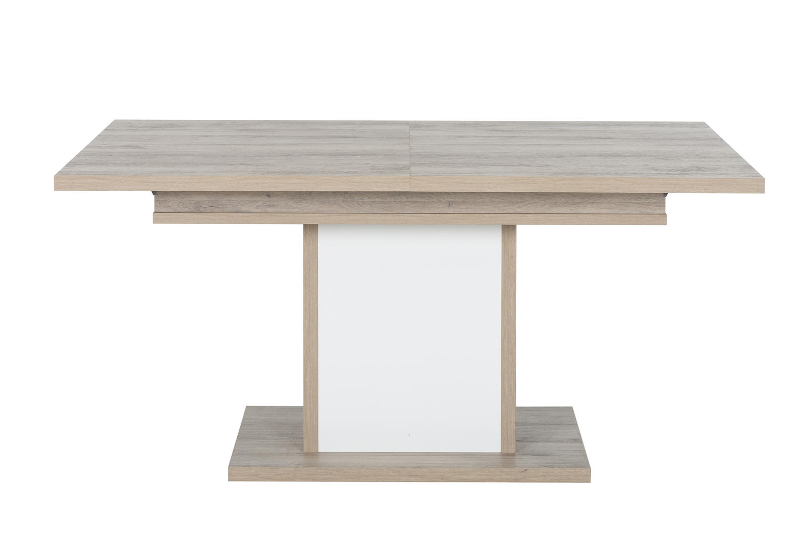Designerski stół rozkładany do jadalni Aston oak, white