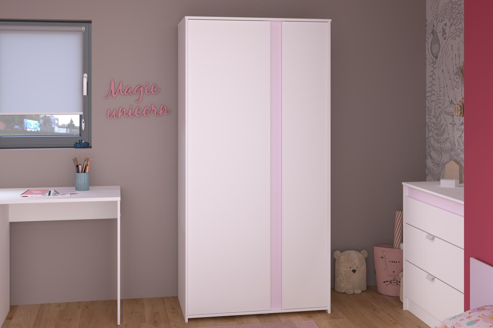 Szafa dziecięca Pirouette różowa