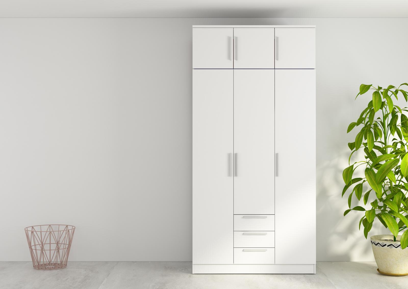 Szafa z nadstawką Eco white
