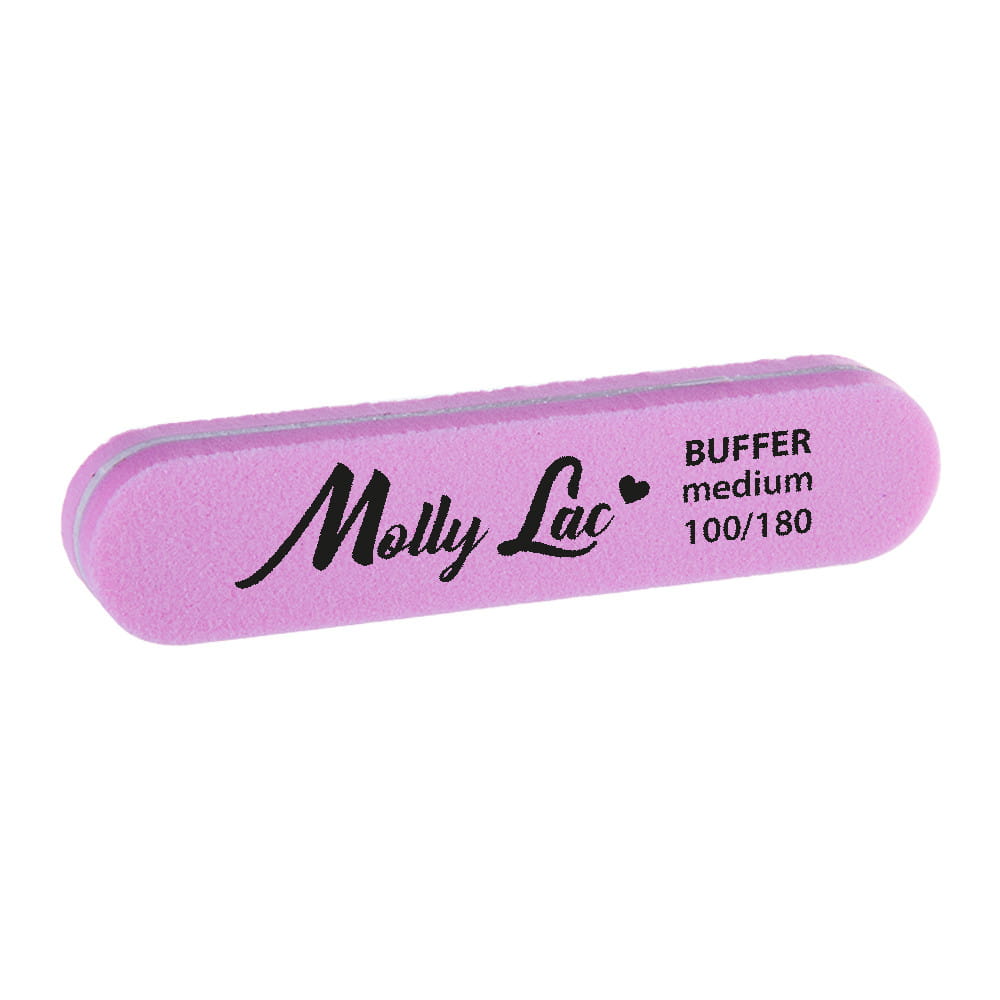Polerka dwustronna Buffer mini prosta Medium 100/180 MollyLac