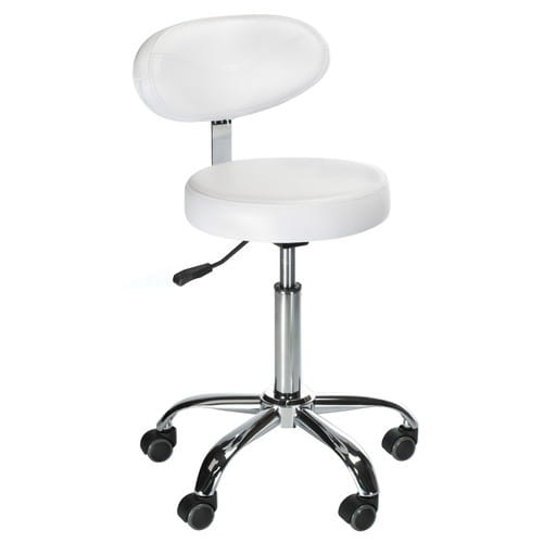 Bs taboret kosmetyczny z opar. bd-9934 biały