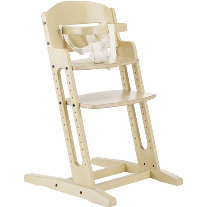 Baby Dan Danchair - krzesełko rosnące-Drewno Bielone