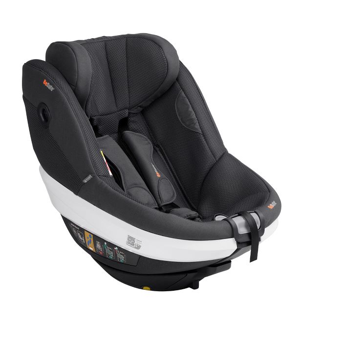 BeSafe Beyond 360 obrotowy fotelik dla maluchów od 61-125 cm, 9-22 kg, 6 miesięcy-6 lat-Antracyt Mesh