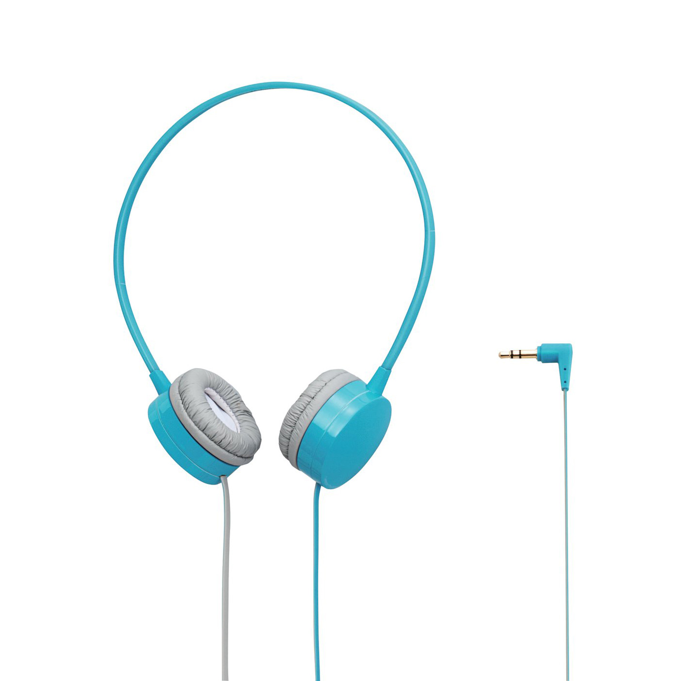 Elecom Headphones OH200 [Blue], Słuchawki nauszne z płaskim kablem