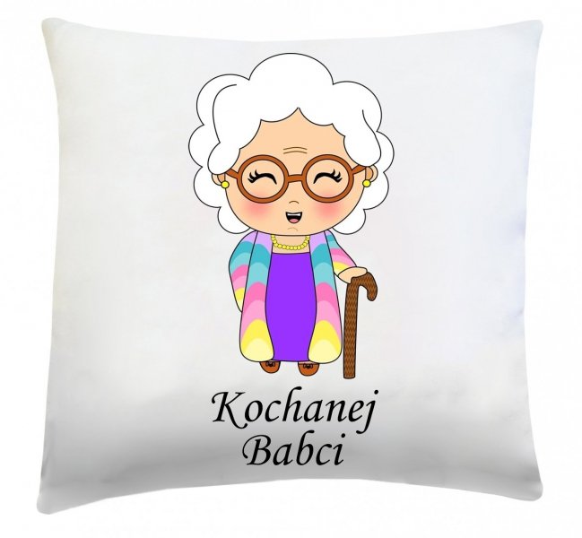 Poduszka na Dzień Babci 40x40 wz. 21