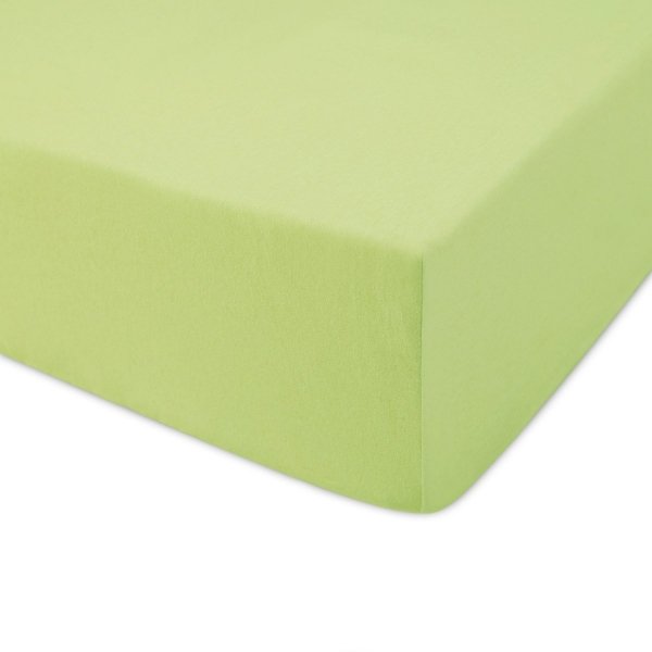 Prześcieradło jersey 80x140 z gumką wz. D034 (limonka)