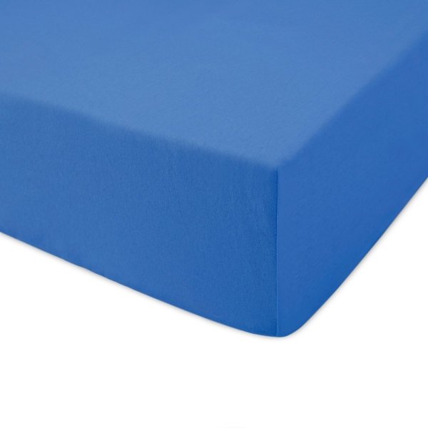 Prześcieradło jersey 160x200 z gumką wz. D011 ( chaber)
