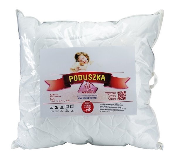 Poduszka LUX Antyalergiczna 40x40 - kulka silikonowa