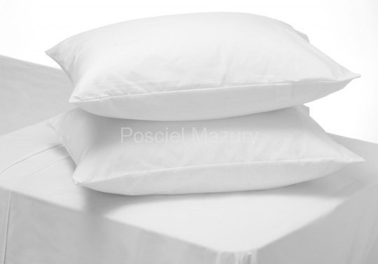 Poszewka, poszewki na poduszkę biała hotelowa, hotel 40x40, 100% bawełna