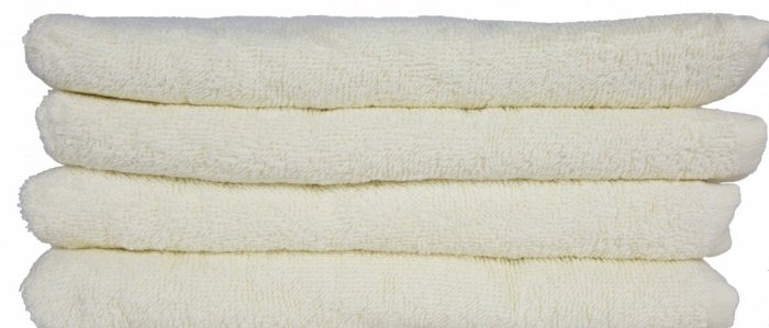 Ręcznik frotte MARCHE 70x140 wz. ecru