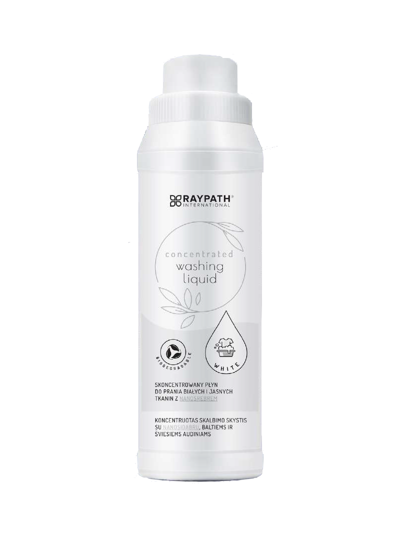 Skoncentrowany płyn do prania z Nanosrebrem - do jasnych 500ml Raypath