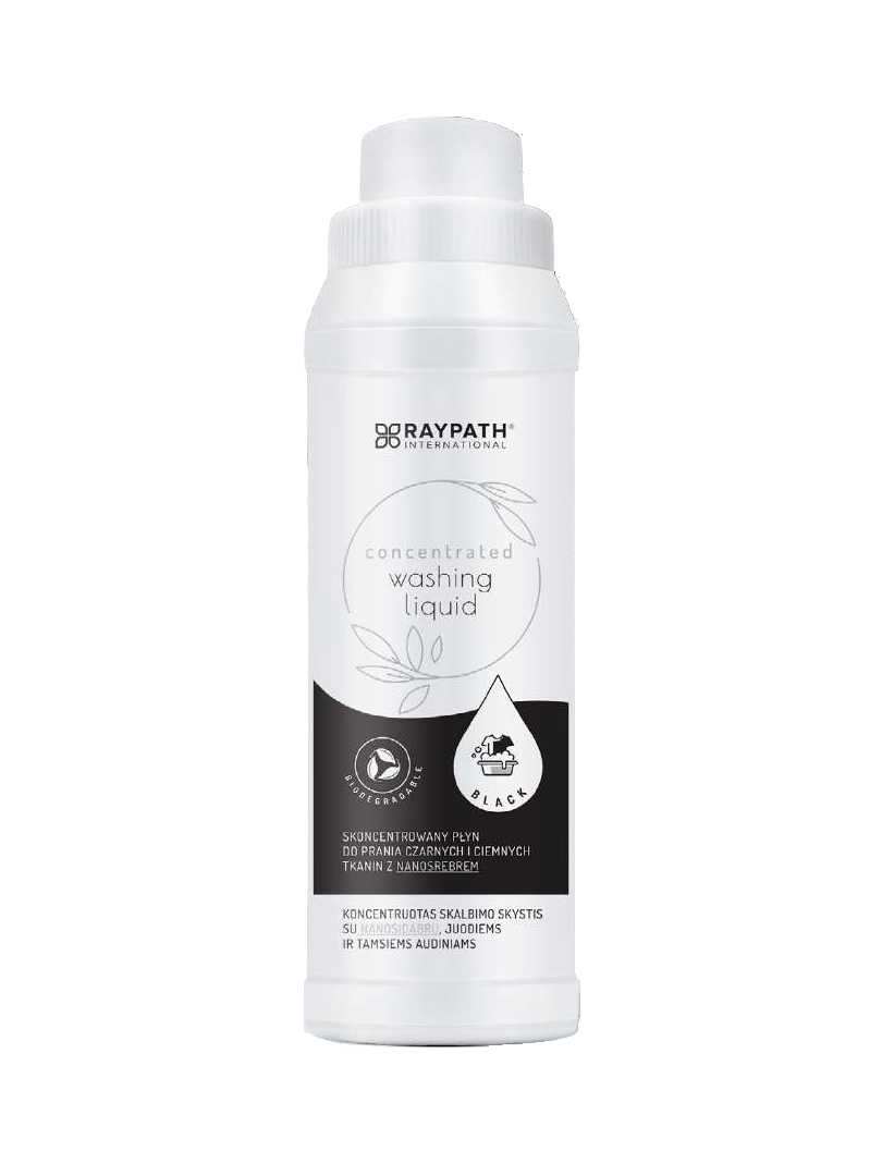 Skoncentrowany płyn do prania z Nanosrebrem - do ciemnych 500ml Raypath