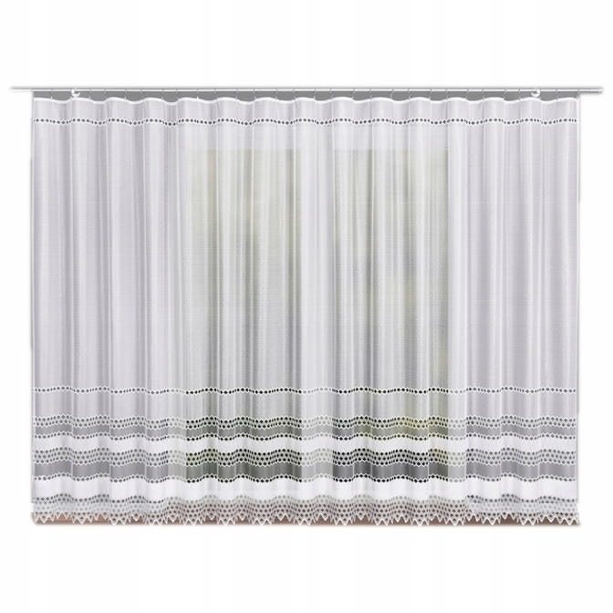 Firanka gotowa żakardowa 018669 250x500 cm z taśmą