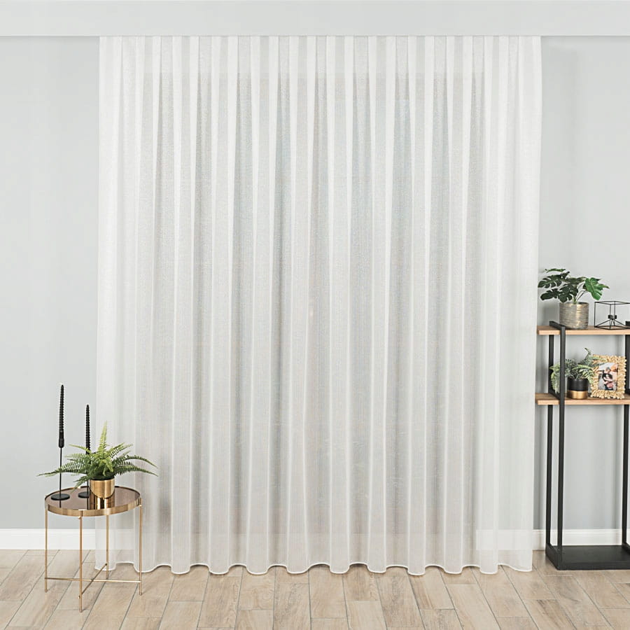 FIRANA GOTOWA ECRU KREM ZŁOTA OBCIĄŻNIK GLAMOUR z BŁYSKIEM 220x300 JULIA