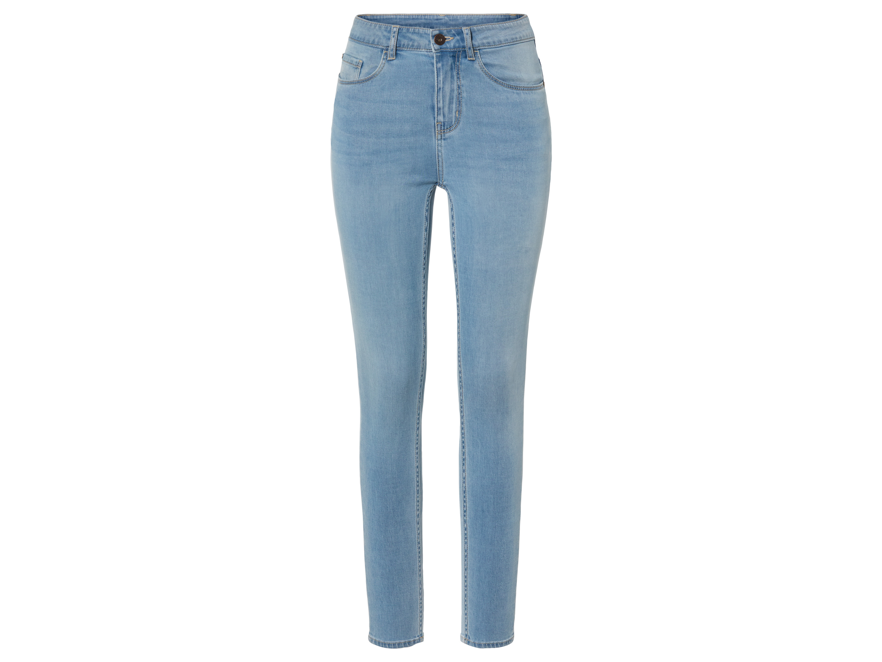 esmara Jeansy damskie na lato, super skinny fit 44, Jasnoniebieski