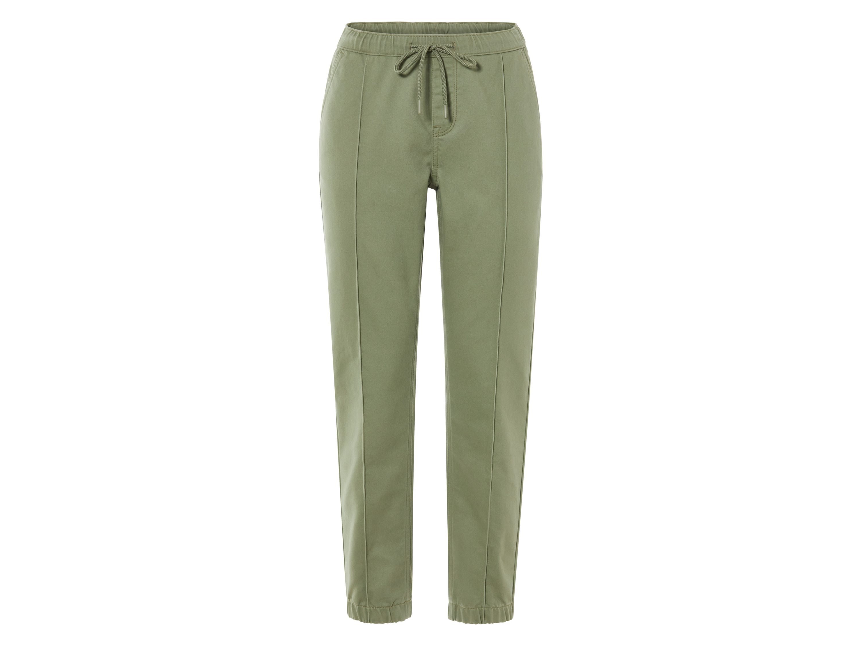 esmara Joggery damskie o wyglądzie jeansów, Relaxed Fit Zielony, 36