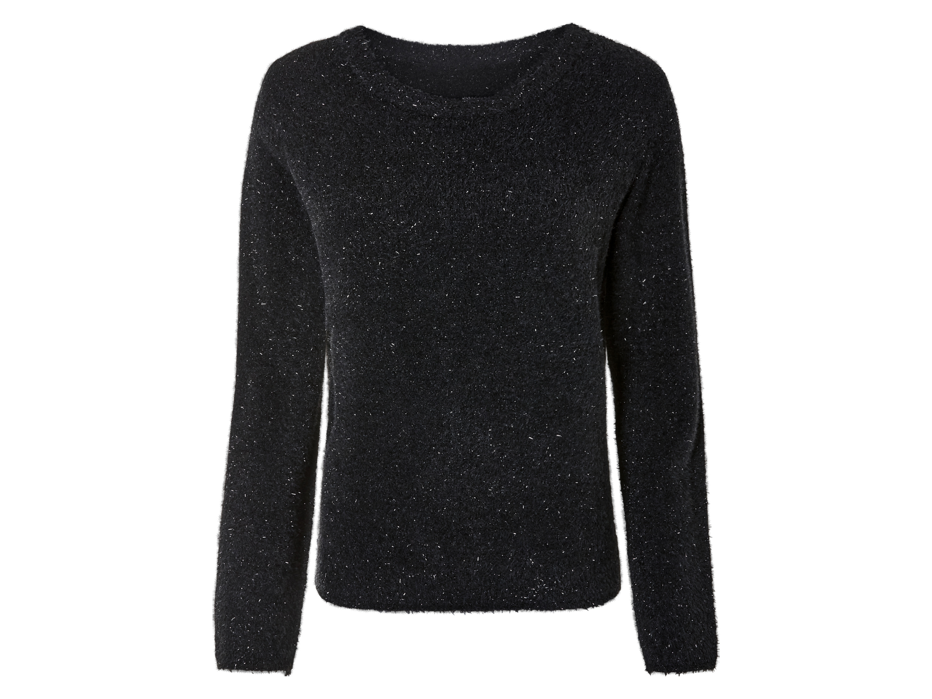 esmara Sweter zdobiony damski XS 32/34, Czarny