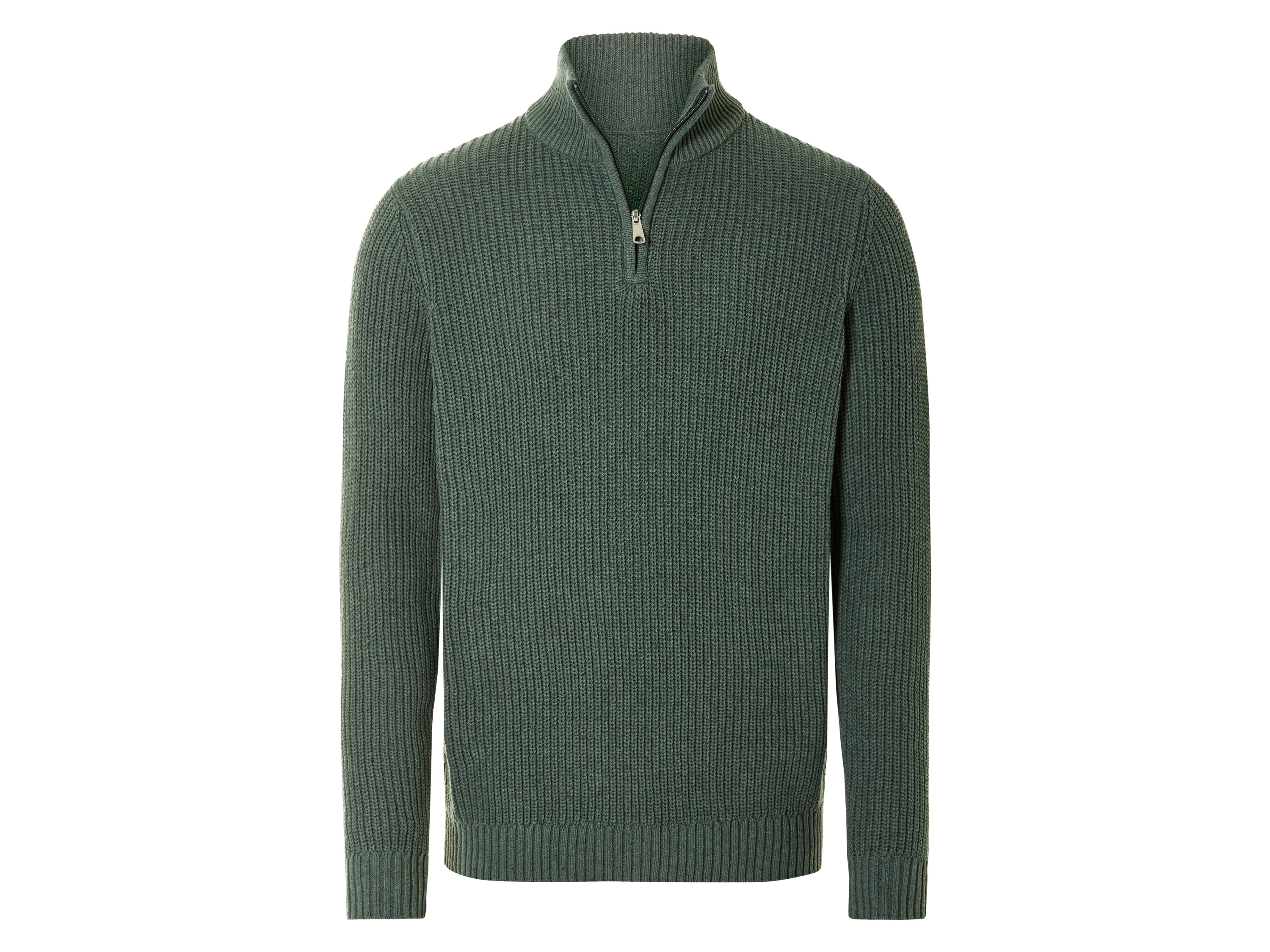 Livergy Sweter męski z grubej dzianiny S 44/46, Zielony