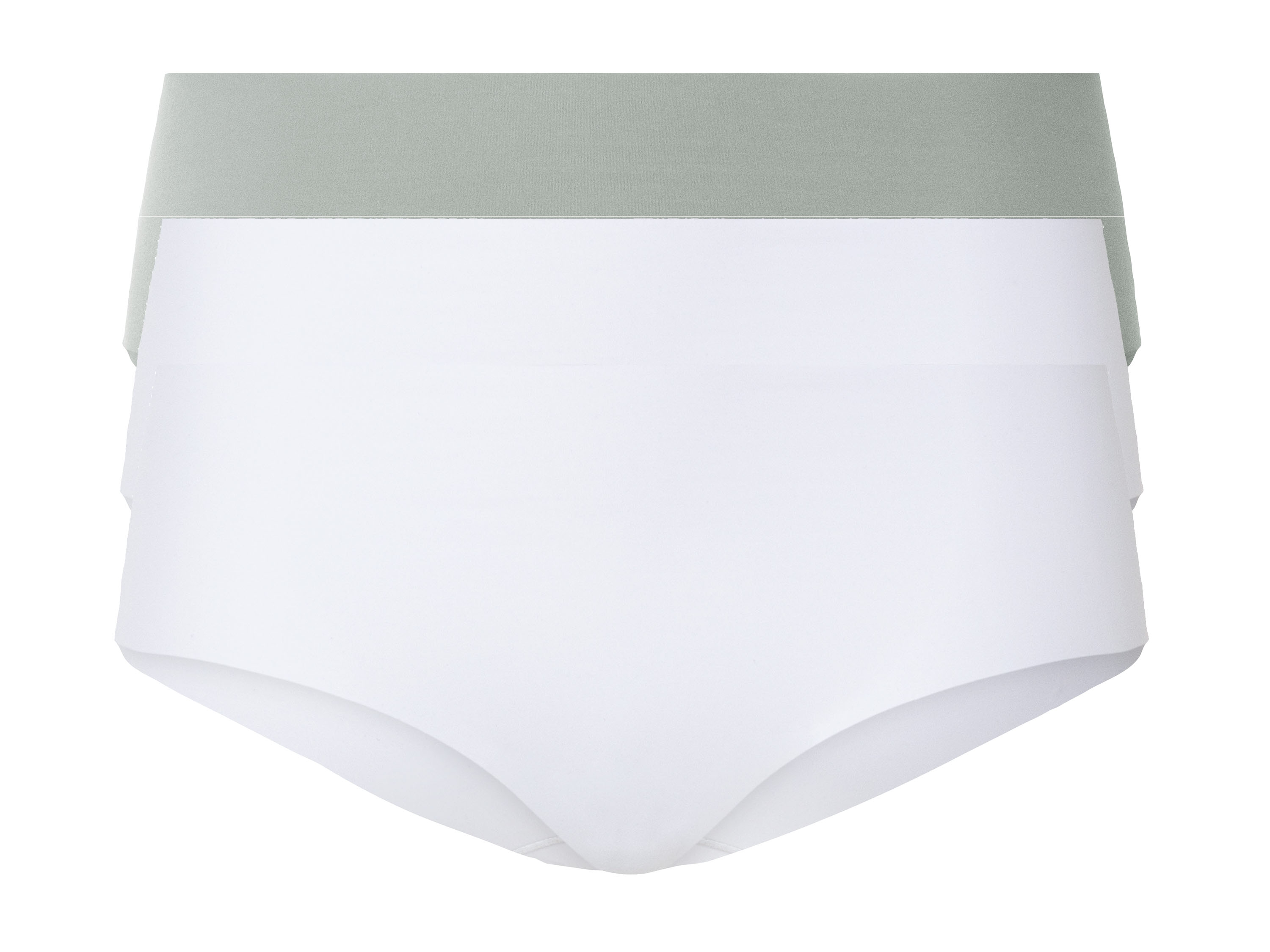 esmara Hipstery damskie cięte laserowo, 3 pary Miętowy/biały, S36/38
