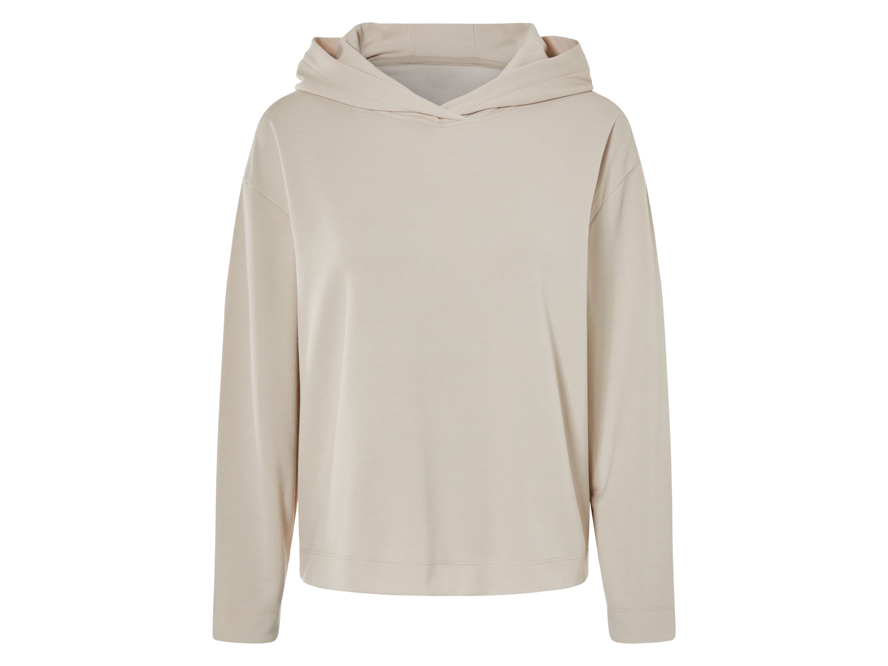 esmara Bluza dresowa damska z dzianiny Beżowy, XS 32/34