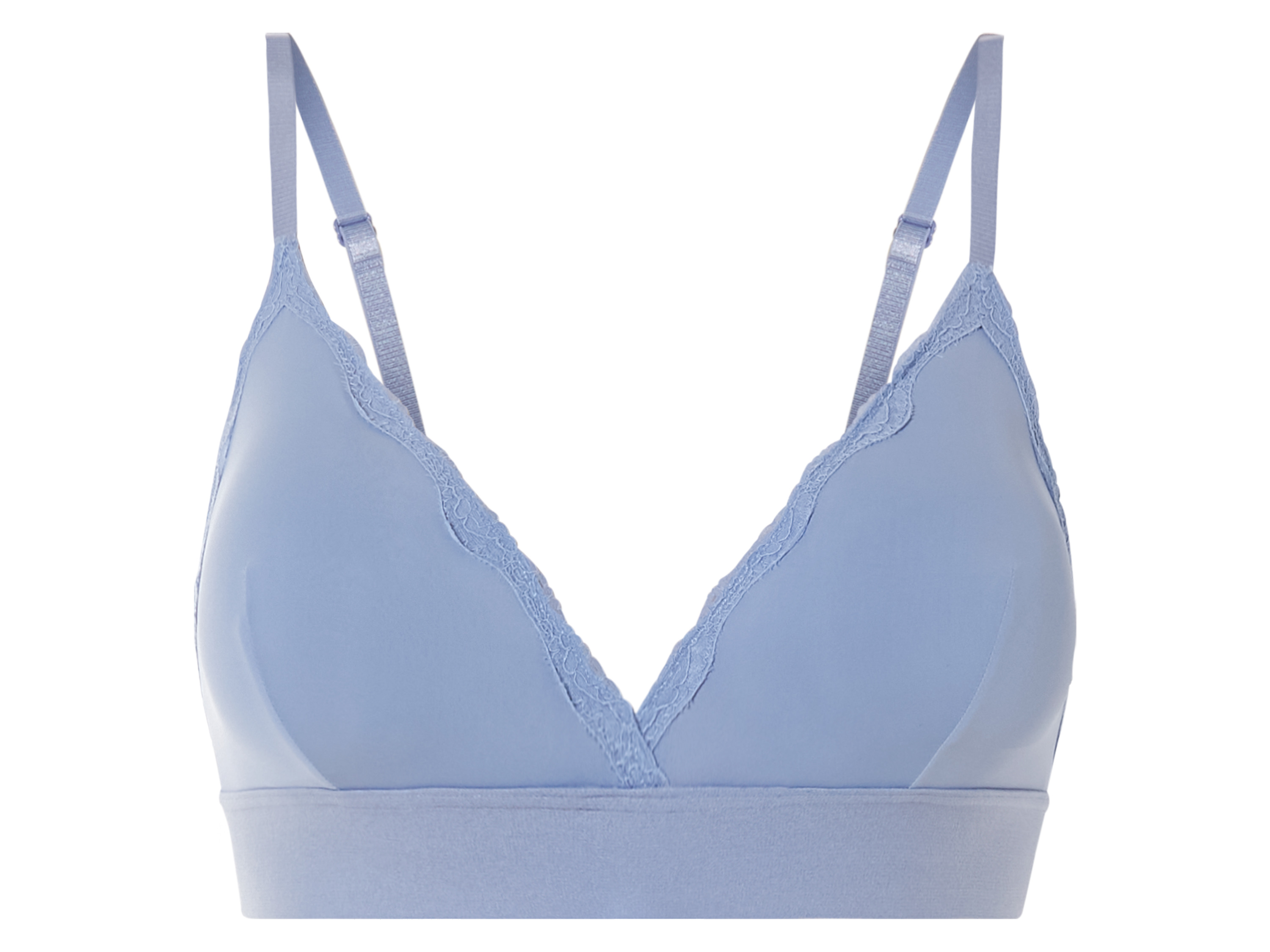 esmara Biustonosz bralette z koronką Niebieski, L 44-46