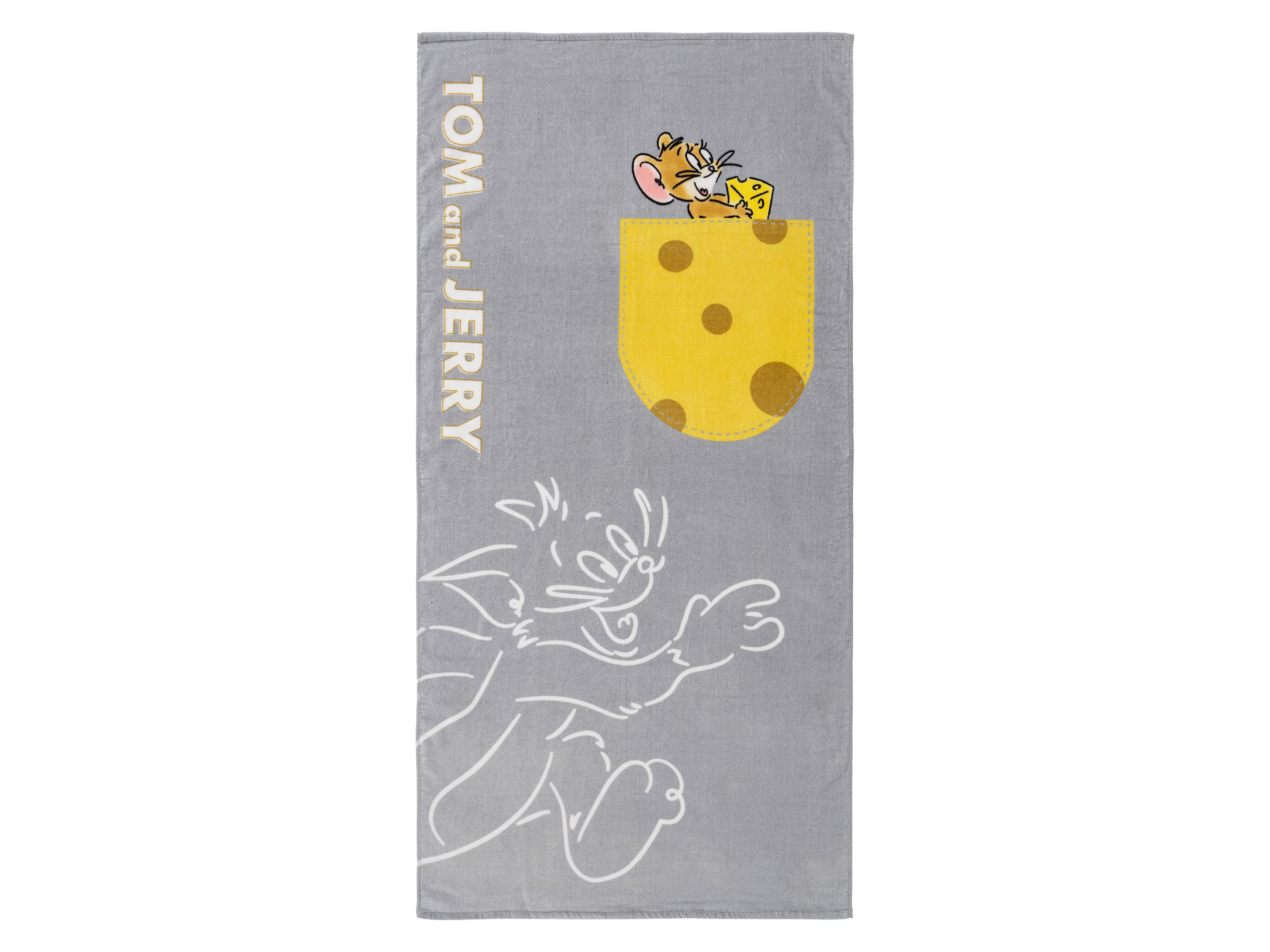 Ręcznik plażowy / ponczo dziecięce z bawełny Ręcznik, wzór Tom & Jerry