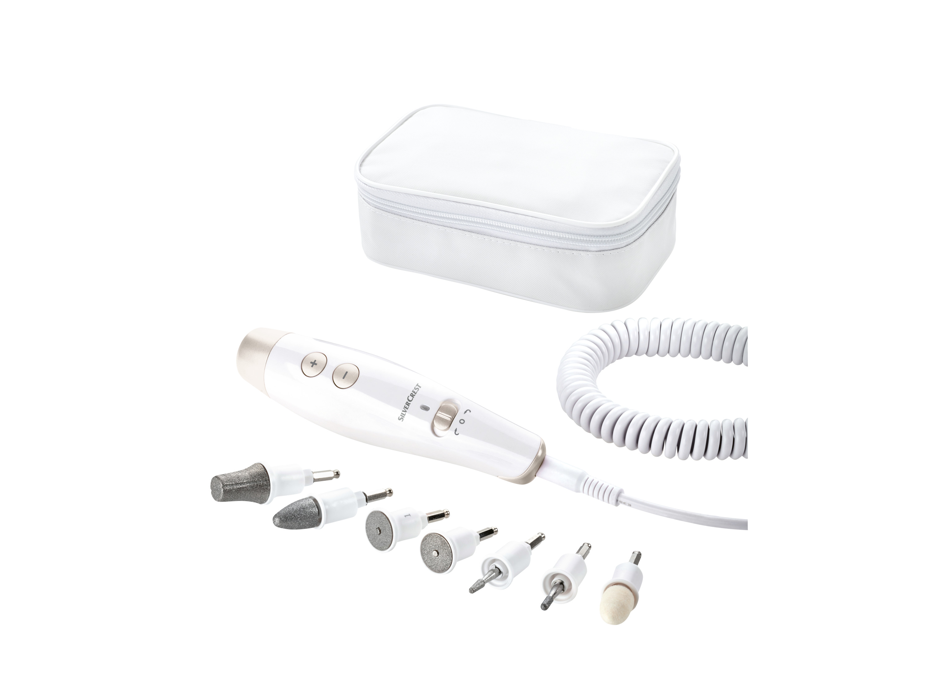 Silvercrest Personal Care Zestaw do manicure i pedicure, 7 końcówek