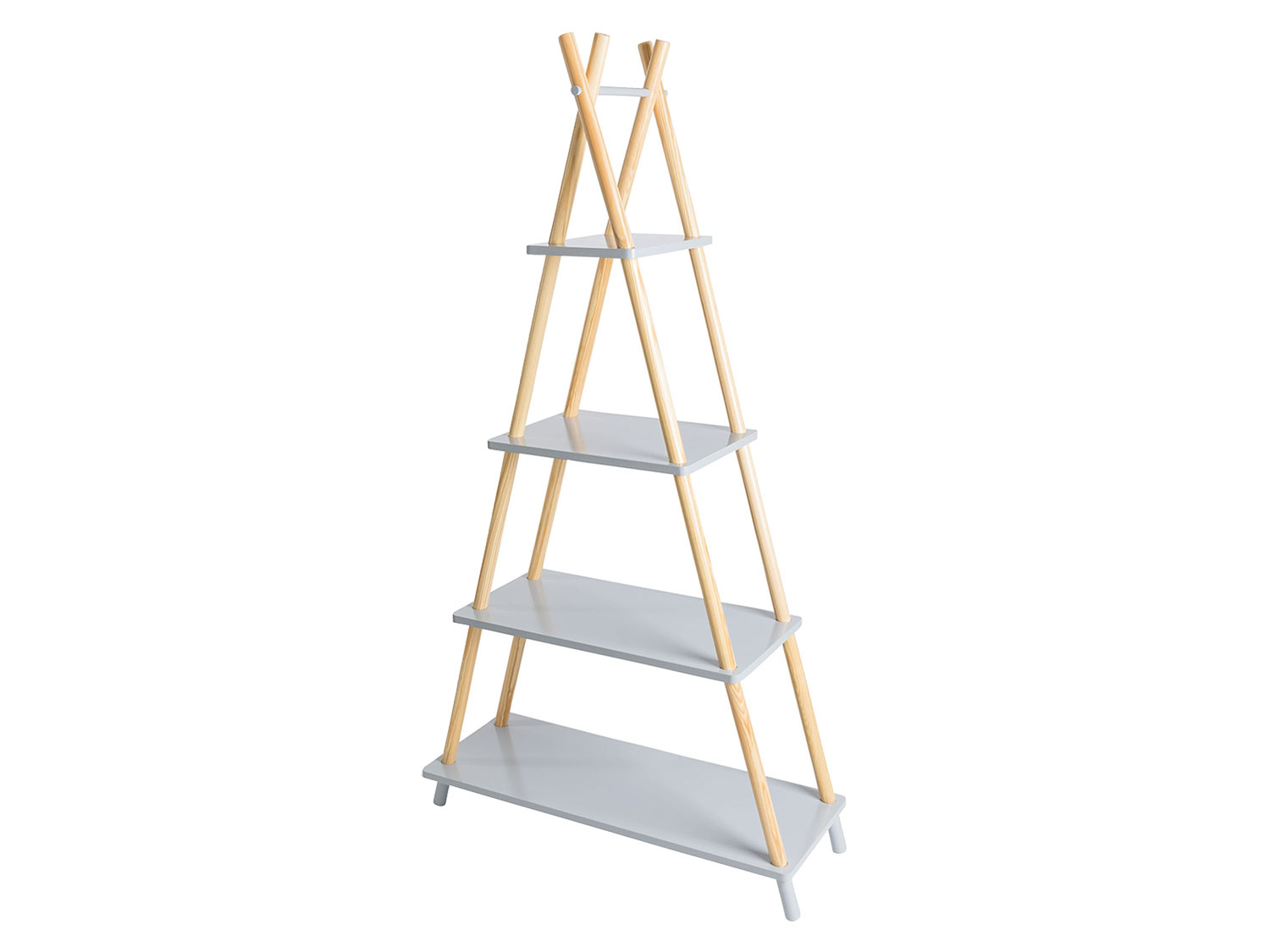Livarno home Regał tipi, 80 x 30 x 147,5 cm Szary