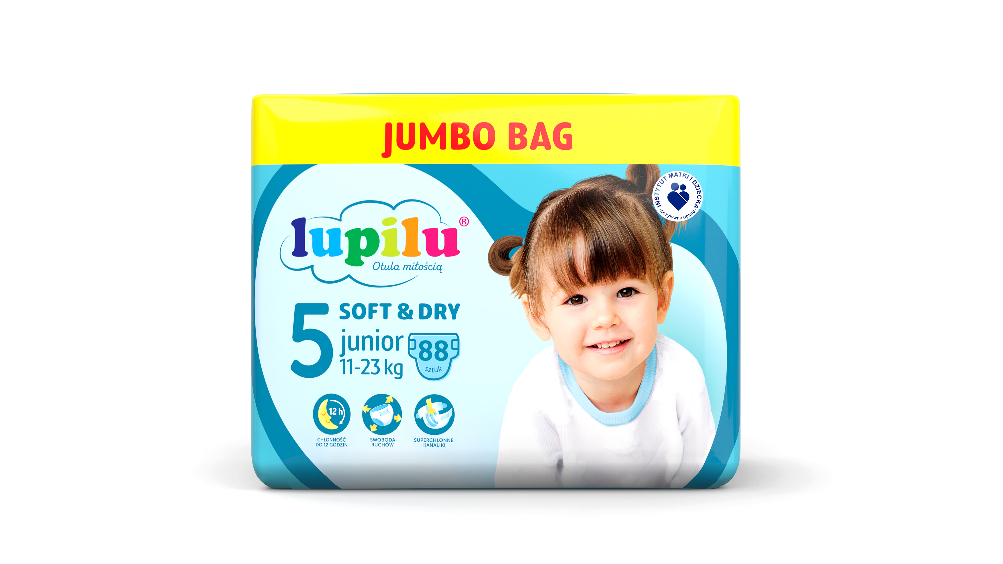 Lupilu Pieluchy Soft&Dry 5 Junior 11-23 kg, 88 sztuk