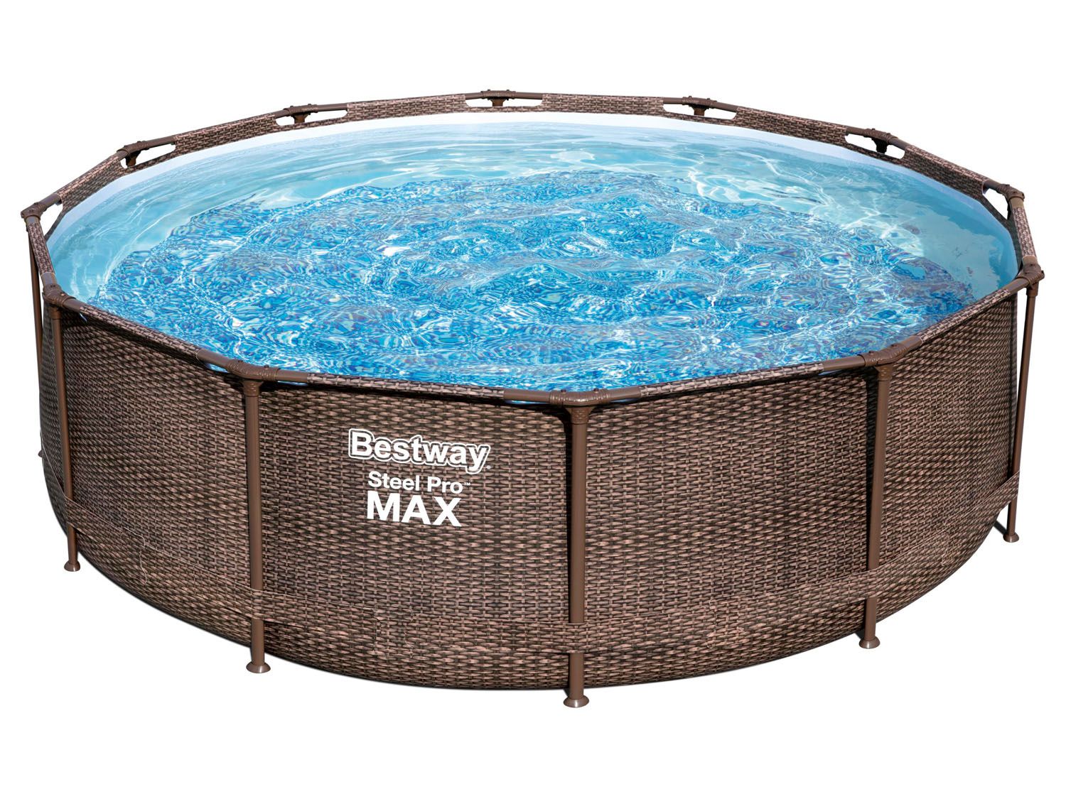 Bestway Basen stelażowy "Steel Pro Max Deluxe Series ", z pompą filtracyjną i drabinką
