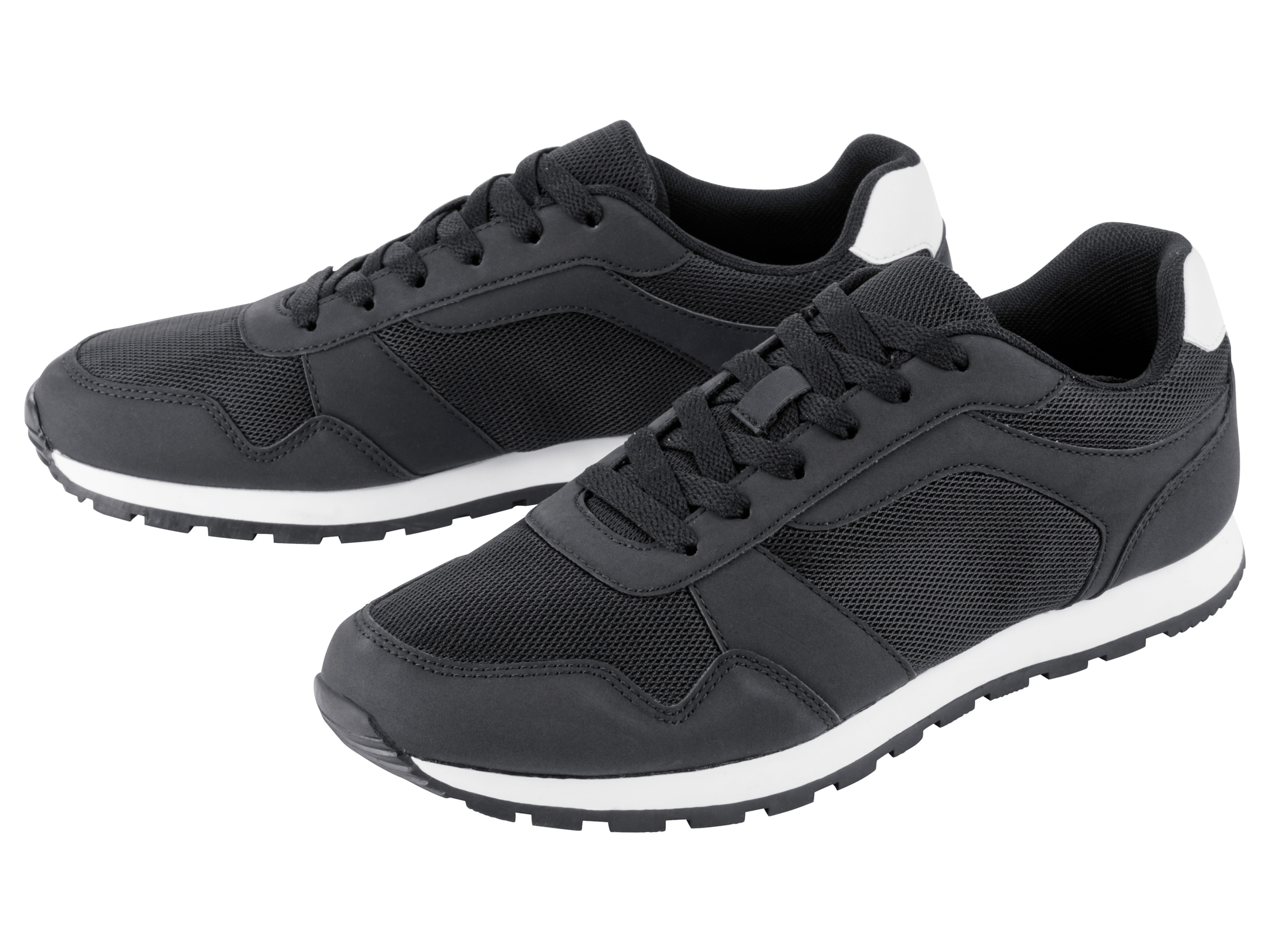 Livergy Buty sneakersy męskie Czarny, 45