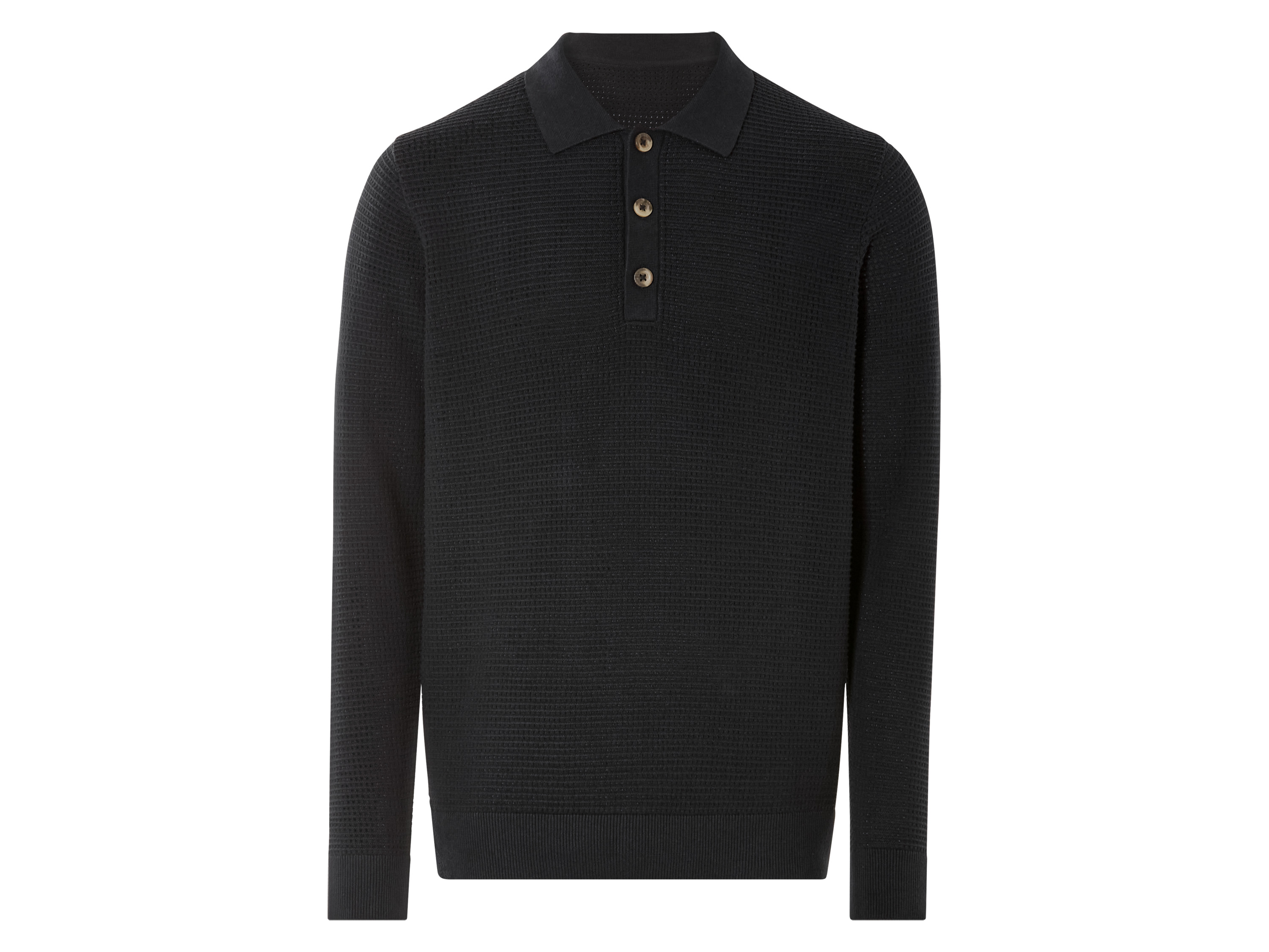 Livergy Koszulka polo męska z bawełny Czarny, L 52/54