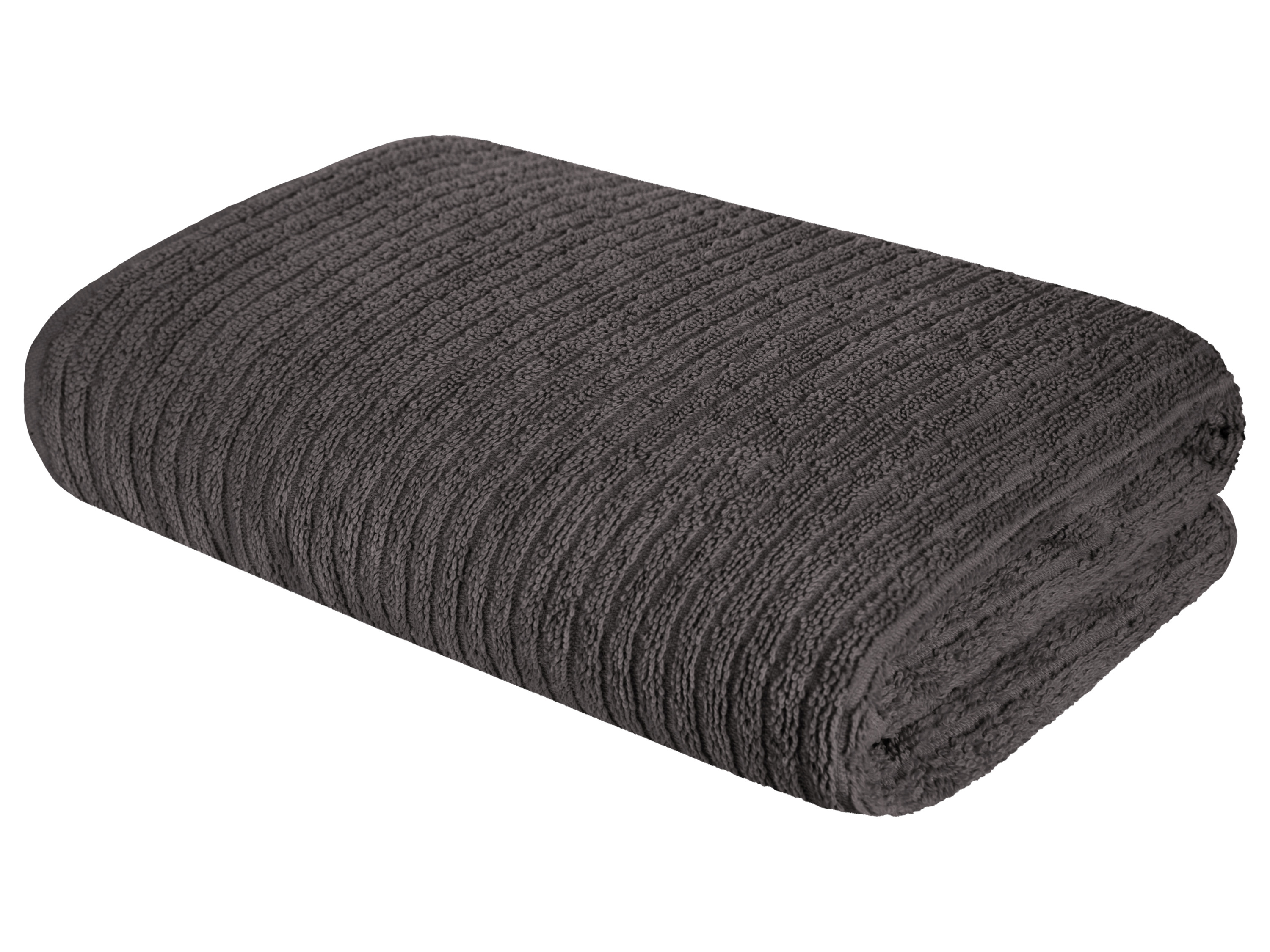 Livarno home Ręcznik frotte, 70 x 140 cm Ciemnoszary