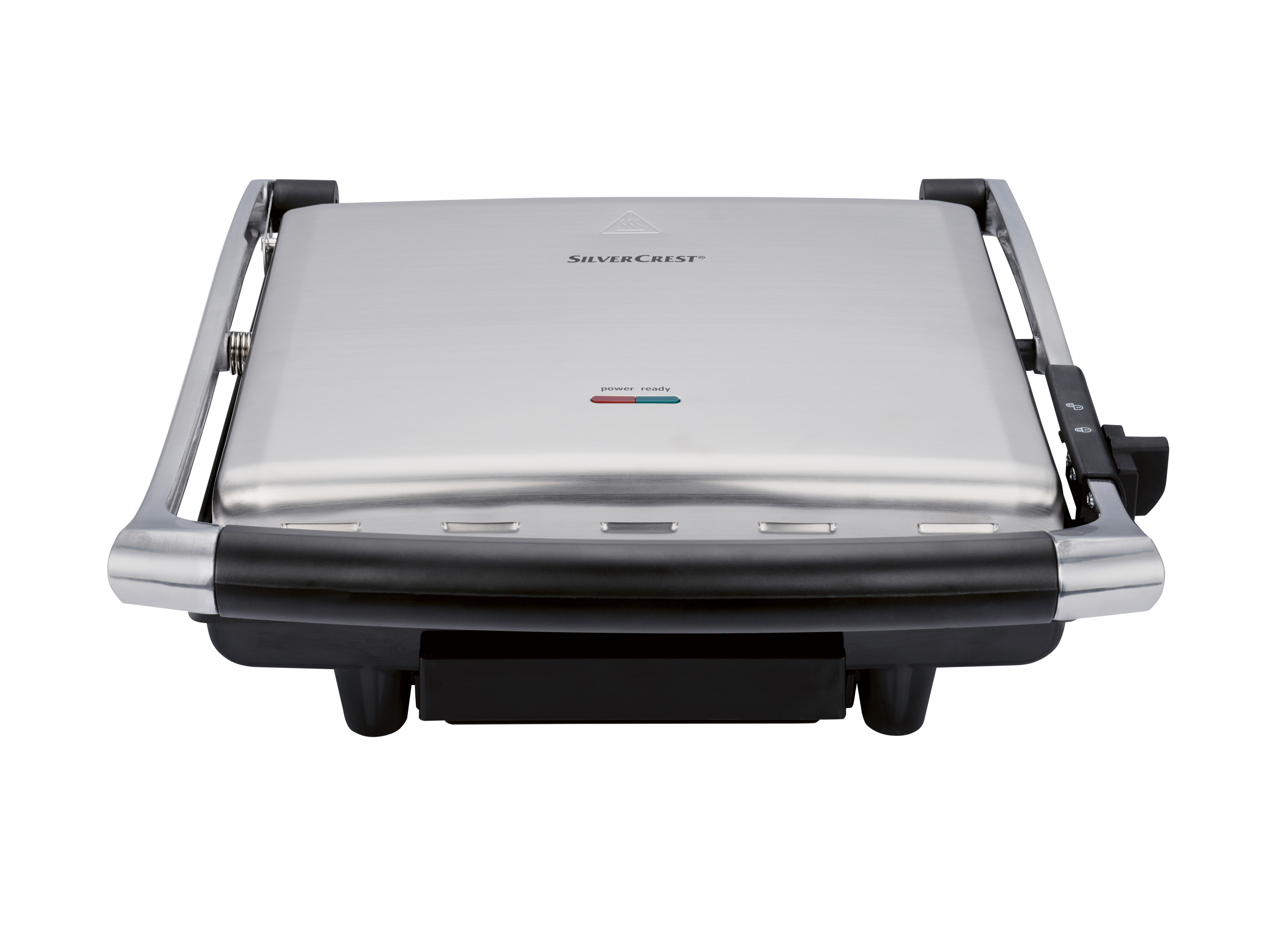 Silvercrest Kitchen Tools Grill kontaktowy, opiekacz do panini SPM 2000 E2, 2000 W