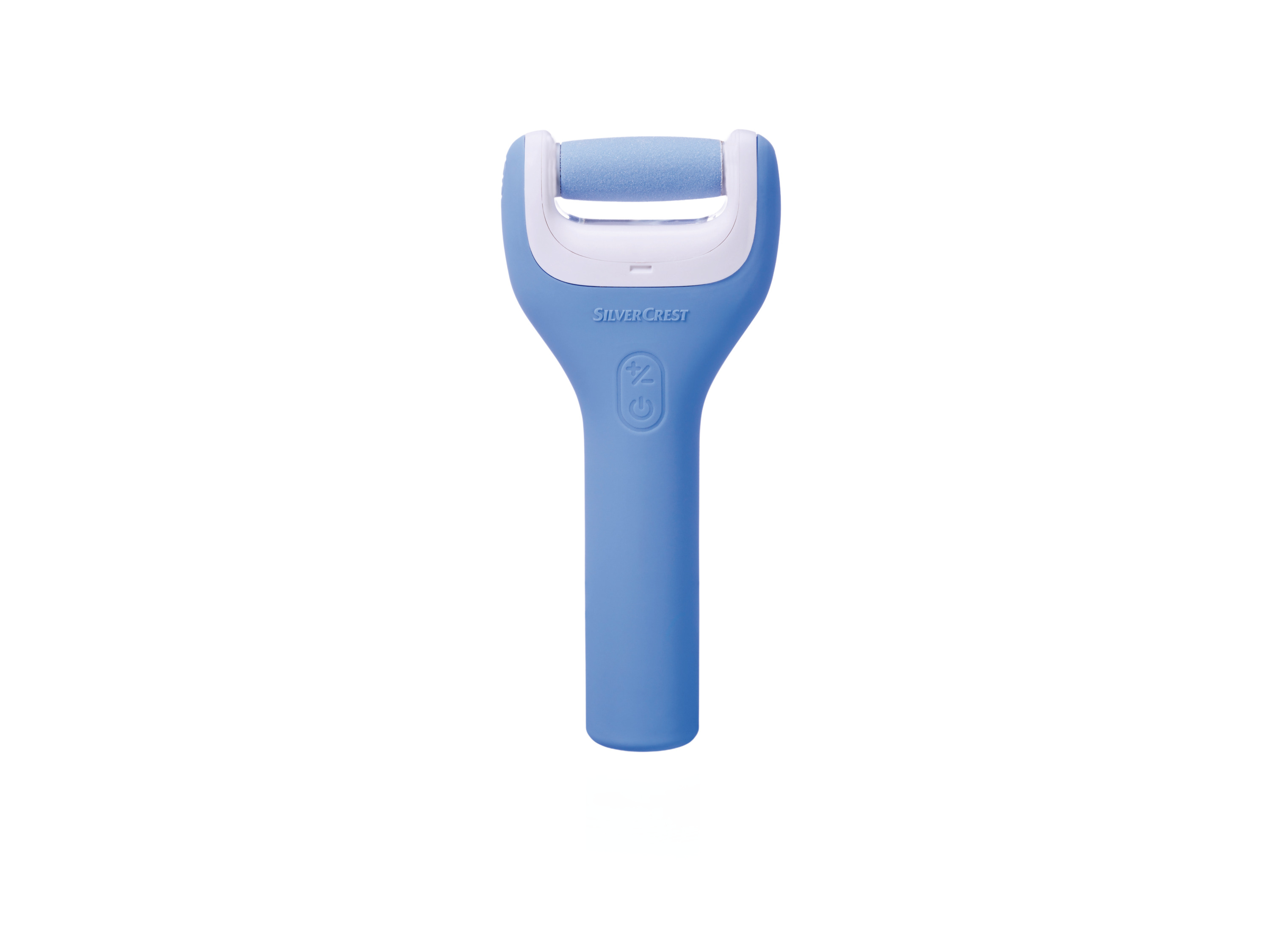 Silvercrest Personal Care Elektryczny pilnik do usuwania zrogowaciałego naskórka, z 2 nasadkami Niebieski