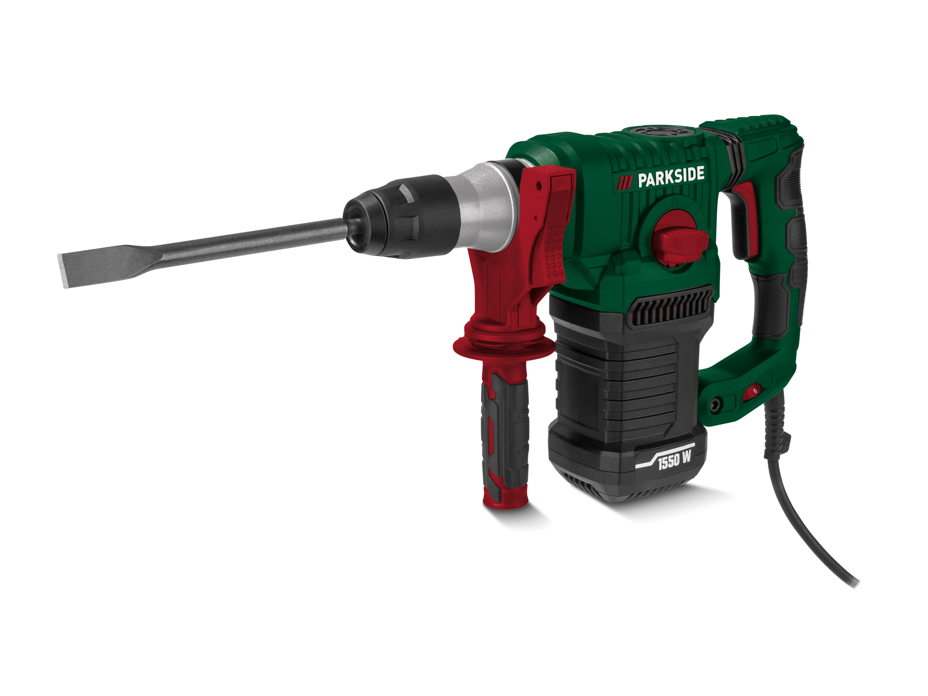 Parkside Młotowiertarka udarowa PBH 1550 C1, 1550 W, z zestawem dłut i wierteł